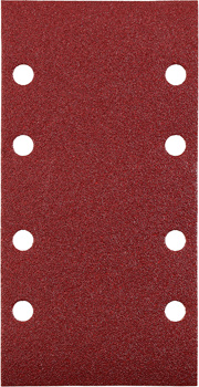 Quick-Stick Edelkorund-Schleifstreifen-Set für Holz und Metall, gelocht, 15-tlg., 93 x 185 mm, K40 - K120