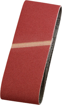 Premium Corundum Sanding Belt Set for Wood and Metal, 9 Piece, 75 x 457 mm, G60 / G80 / G100