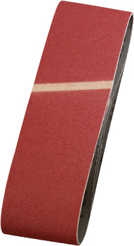 Premium Corundum Sanding Belt Set for Wood and Metal, 9 Piece, 75 x 533 mm, G60 / G80 / G100