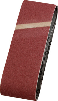 Aluminium Oxide Sanding Belt for Wood and Metal, 3-Piece, 60 x 400 mm, G60