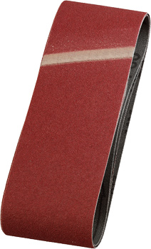 Premium Corundum Sanding Belt Set for Wood and Metal, 3 Piece, 65 x 410 mm, G60 / G80 / G100