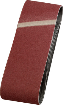 Aluminium Oxide Sanding Belt for Wood and Metal, 3-Piece, 65 x 410 mm, G150