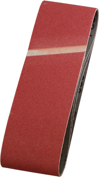 Premium Corundum Sanding Belt Set for Wood and Metal, 3 Piece, 75 x 510 mm, G60 / G80 / G100