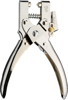 Punch and eyelet pliers-set