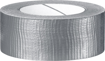 Cloth-backed packing tape, grey