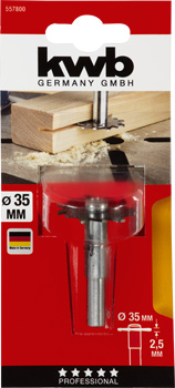 Scheibennut Nutfräser kwb Schlitzsäge  Holzfräser Werkzeugstahl 5.0 x 35 mm