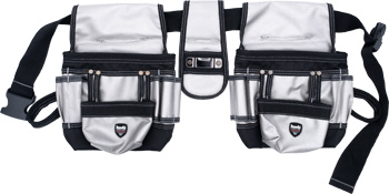 Pochette ceinture porte-outils, 2 parties, avec ceinture en nylon