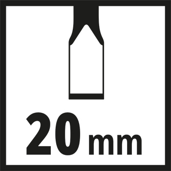 Flachmeissel, 20mm breit Flachmeissel, 20mm breit