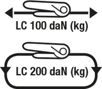 LC 100/200 daN (kg)