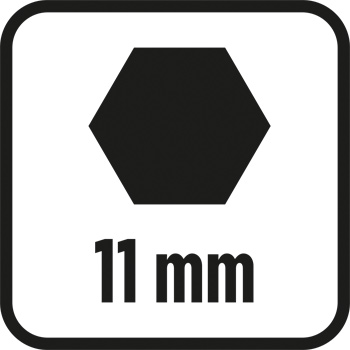 Sechskantschaft, 11 mm Sechskantschaft, 11 mm