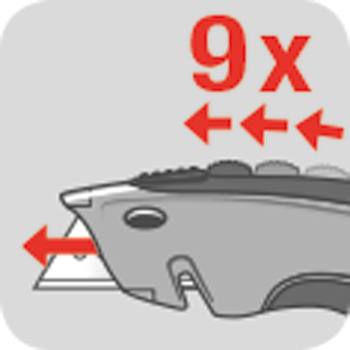 StufenmesserKlingenvorschub9x StufenmesserKlingenvorschub9x