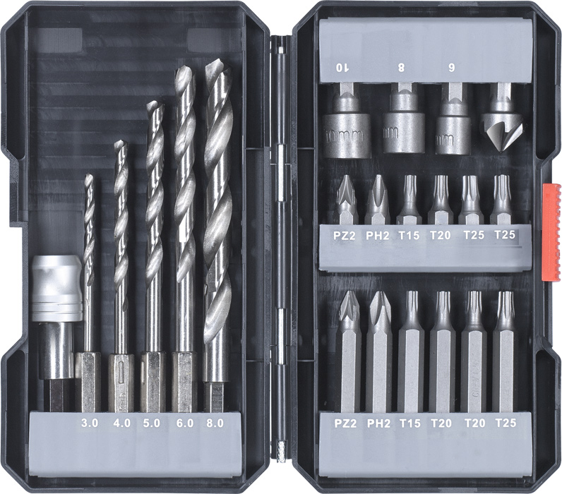 Bit drill bit set 22 pcs BIT BOXES and BIT SETS Screwdriver