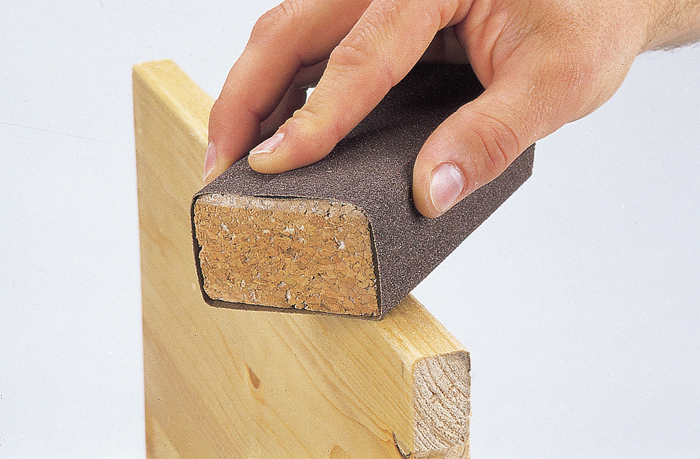 Scrape the old layer: Compressed Wood require sanding